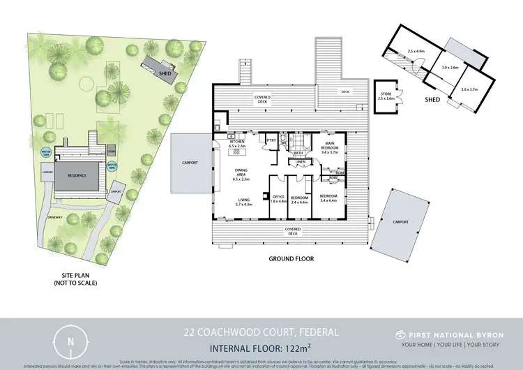 Floorplan of Homely house listing, 22 Coachwood Court, Federal NSW 2480