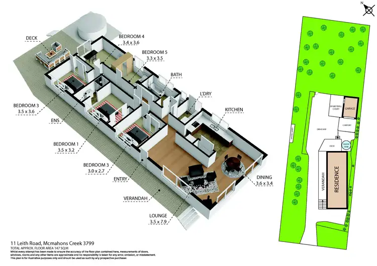Floorplan of Homely house listing, 11 Leith Road, Mcmahons Creek VIC 3799