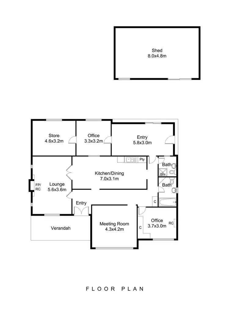 Floorplan of Homely house listing, 3 Taunton Road, Manningham SA 5086