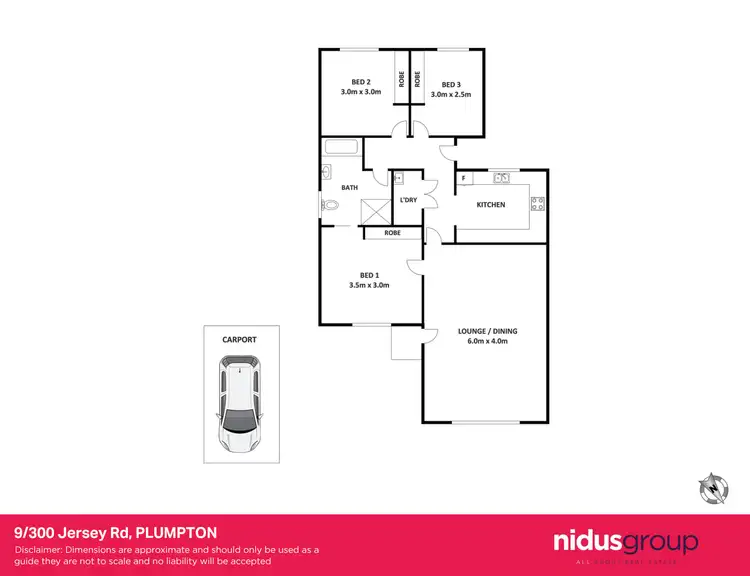 Floorplan of Homely villa listing, 9/300 Jersey Road, Plumpton NSW 2761
