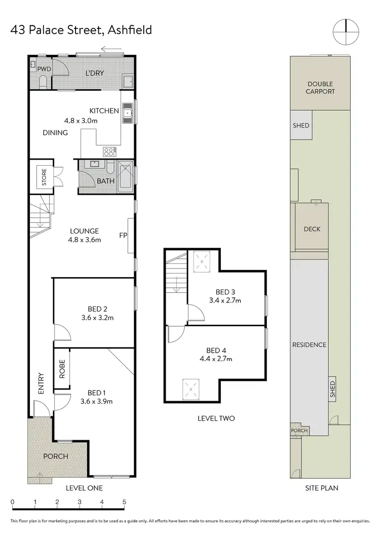 Floorplan of Homely house listing, 43 Palace Street, Ashfield NSW 2131