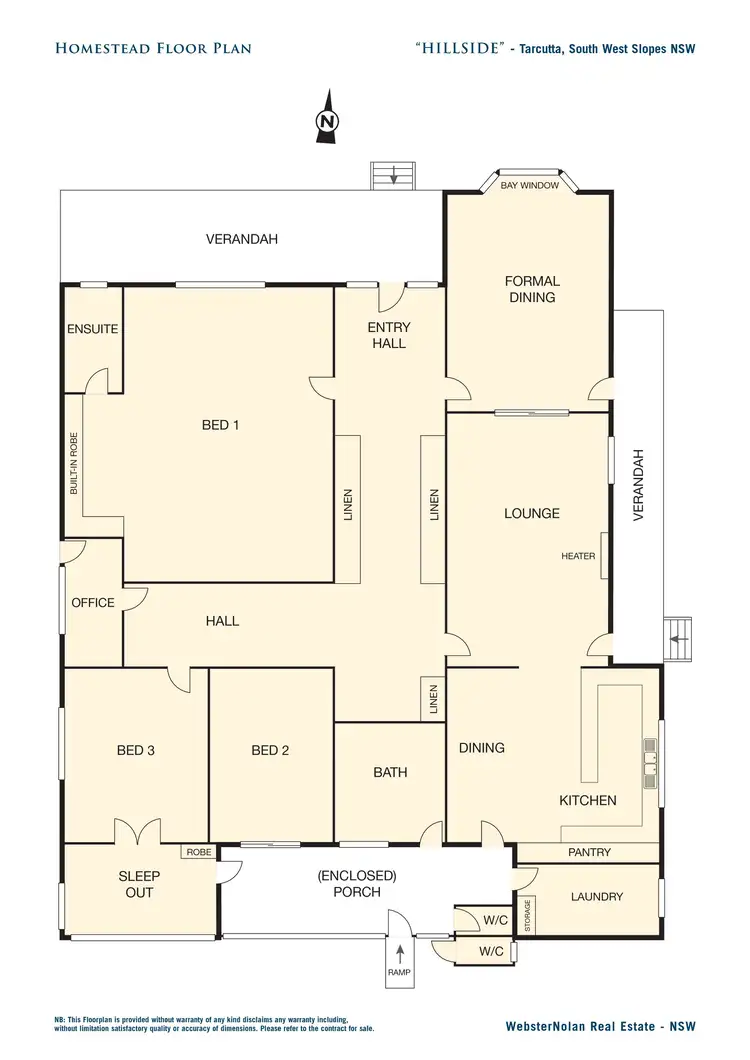 Floorplan of Homely rural property listing, 4276 Westbrook Road, Tarcutta NSW 2652