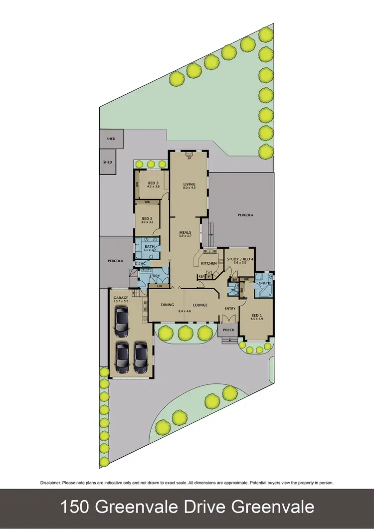 Floorplan of Homely house listing, 150 Greenvale Drive, Greenvale VIC 3059