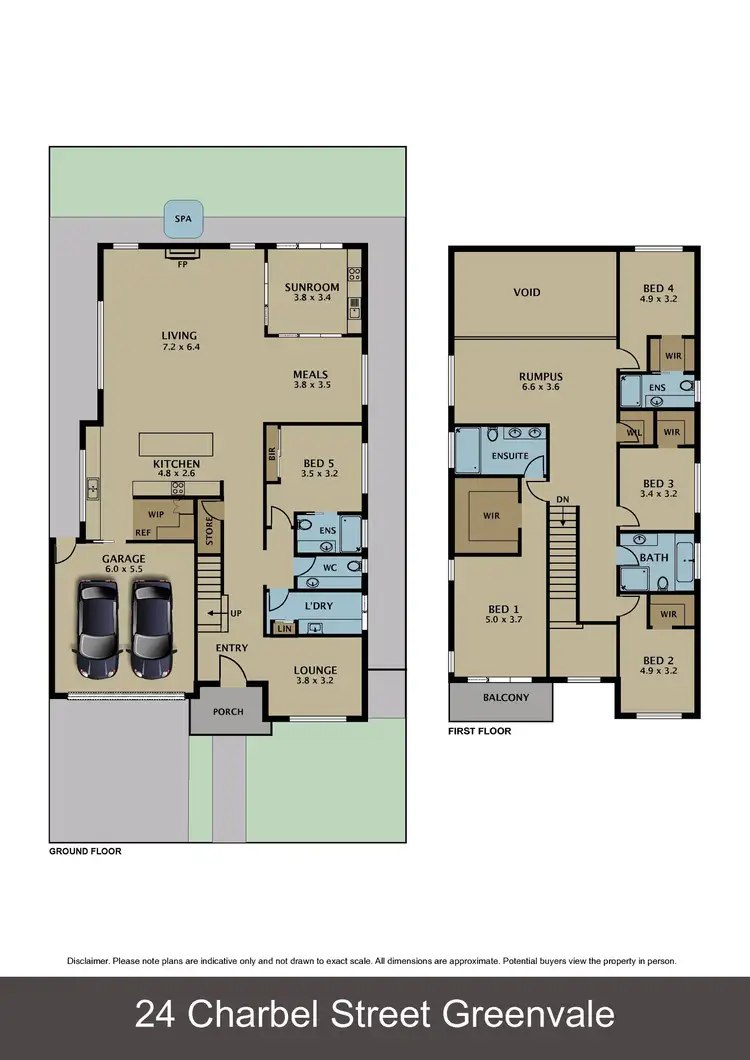 Floorplan of Homely house listing, 24 Charbel Street, Greenvale VIC 3059