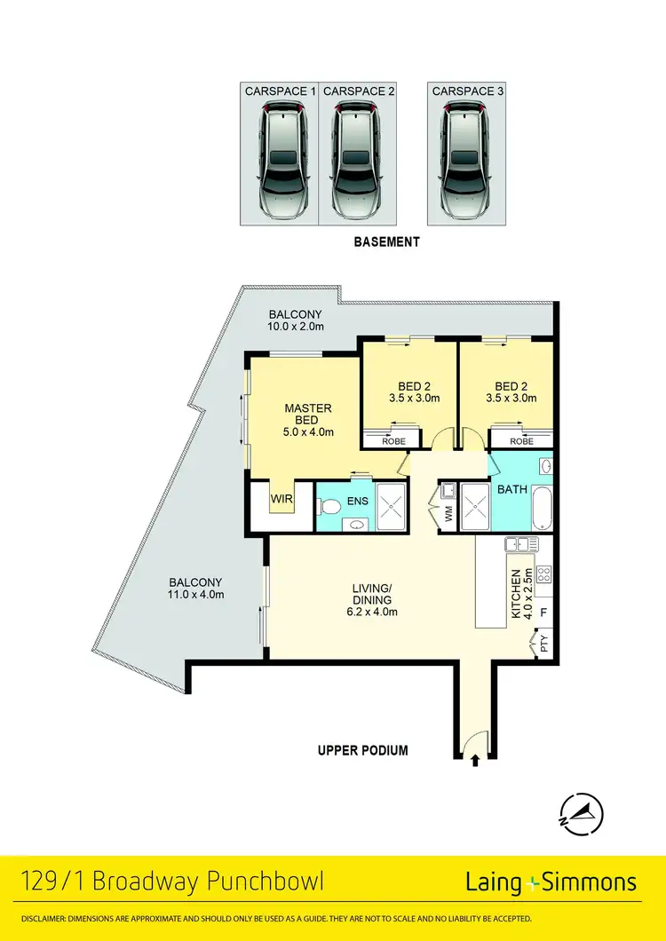 Floorplan of Homely unit listing, 129/1 Broadway, Punchbowl NSW 2196