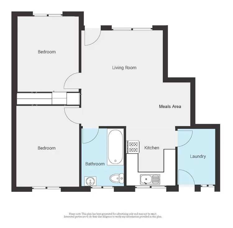 Floorplan of Homely unit listing, 4/658 Wilkinson Street, Glenroy NSW 2640
