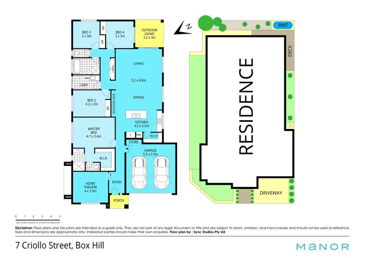 Floorplan of Homely house listing, 7 Criollo Street, Box Hill NSW 2765