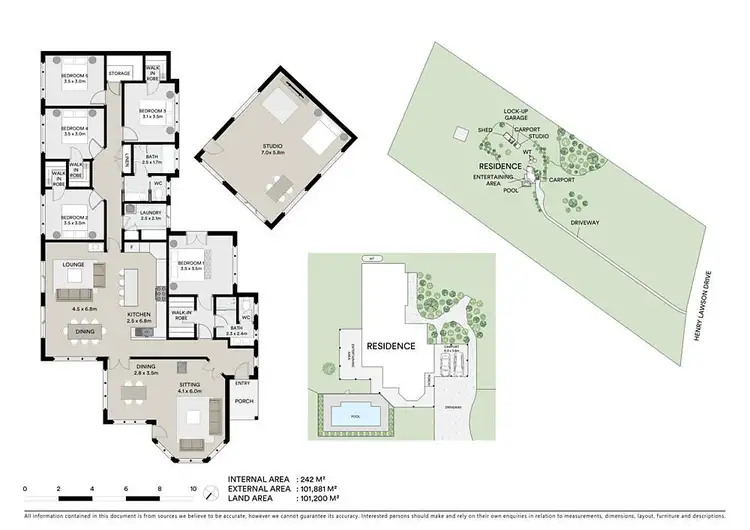 Floorplan of Homely rural property listing, 1300 Henry Lawson Drive St Fillans, Mudgee NSW 2850