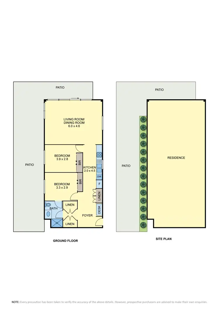 Floorplan of Homely apartment listing, 11/1044-1046 Mt Alexander Road, Essendon VIC 3040