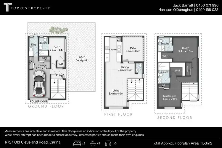 Floorplan of Homely townhouse listing, 1/727 Old Cleveland Road, Carina QLD 4152