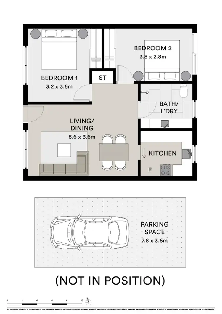Floorplan of Homely unit listing, 1/45 Barrabool Road, Highton VIC 3216