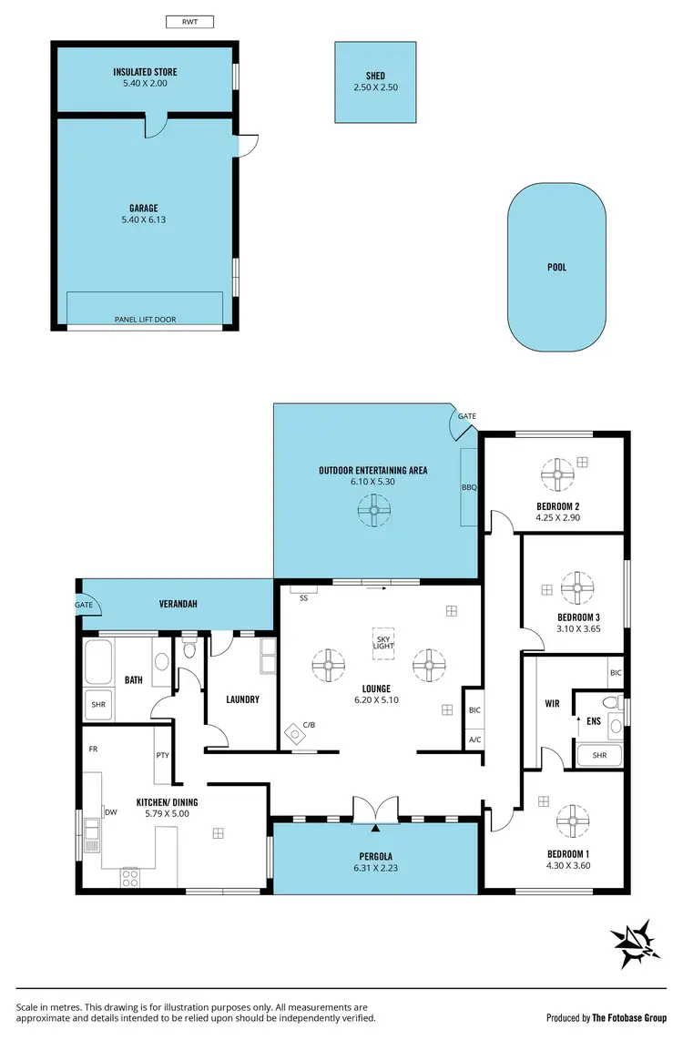 Floorplan of Homely house listing, 12 David Street, Happy Valley SA 5159