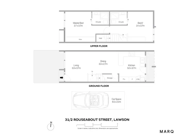Floorplan of Homely townhouse listing, 31/2 Rouseabout Street, Lawson ACT 2617