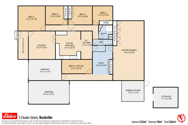 Floorplan of Homely house listing, 3 Cloake Street, Rockville QLD 4350