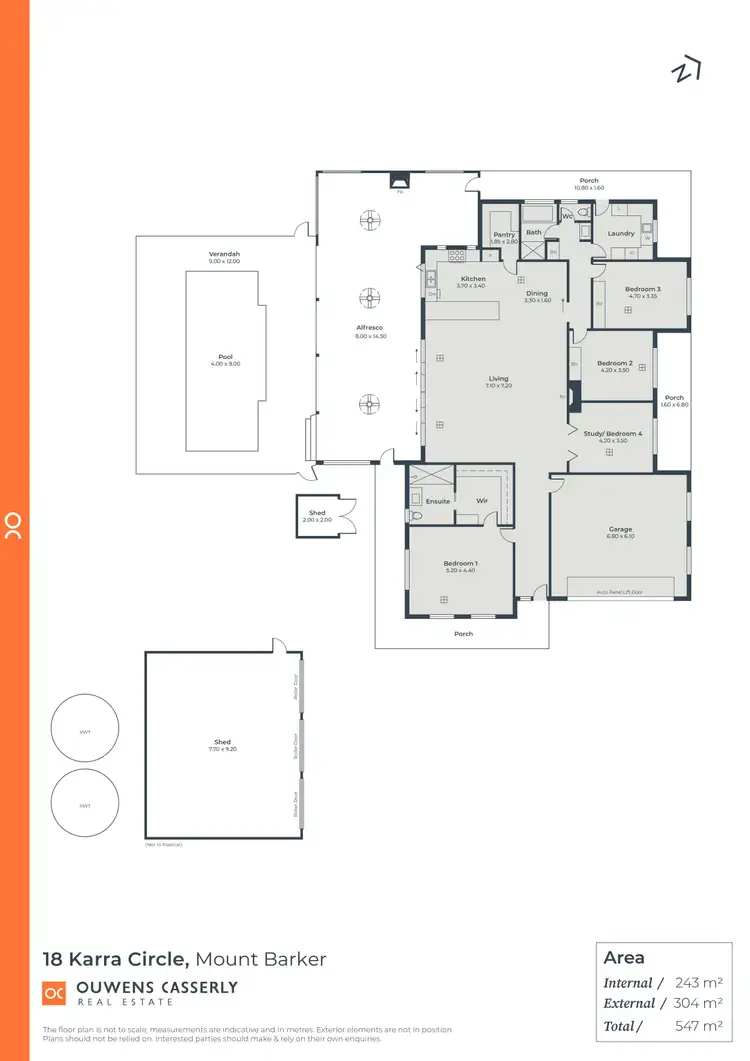Floorplan of Homely house listing, 18 Karra Circle, Mount Barker SA 5251