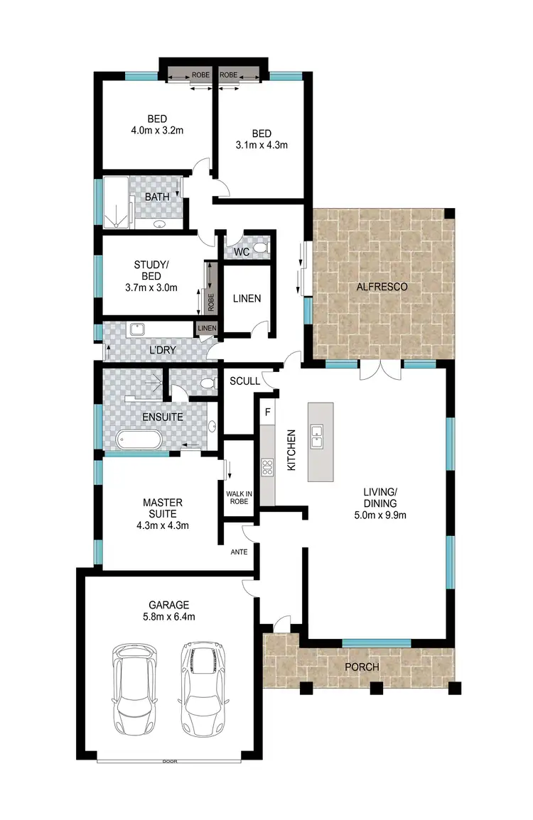Floorplan of Homely land listing, 60 Bibra Loop, Dalyellup WA 6230