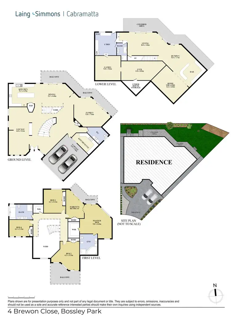 Floorplan of Homely house listing, 4 Brewon Close, Bossley Park NSW 2176