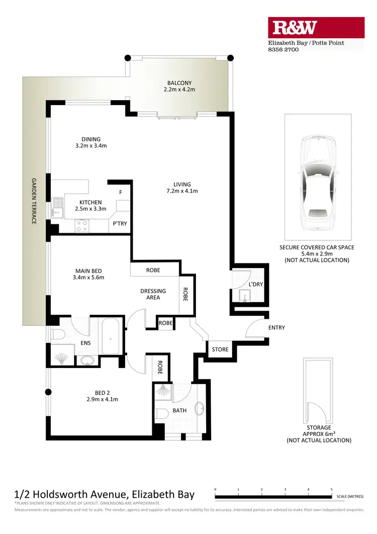 Floorplan of Homely apartment listing, 1/2 Holdsworth Avenue, Elizabeth Bay NSW 2011