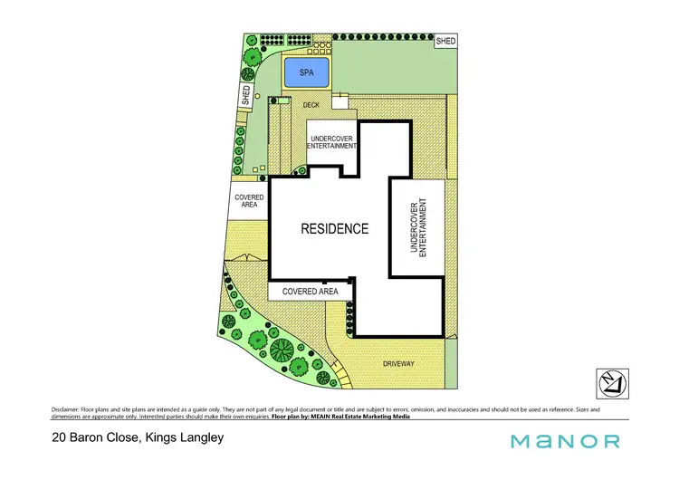 Floorplan of Homely house listing, 20 Baron Close, Kings Langley NSW 2147