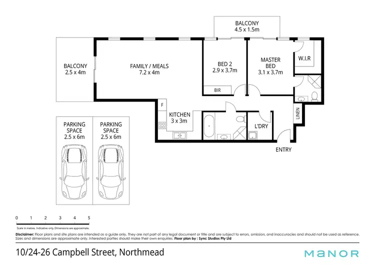 Floorplan of Homely apartment listing, 10/24-26 Campbell Street, Northmead NSW 2152
