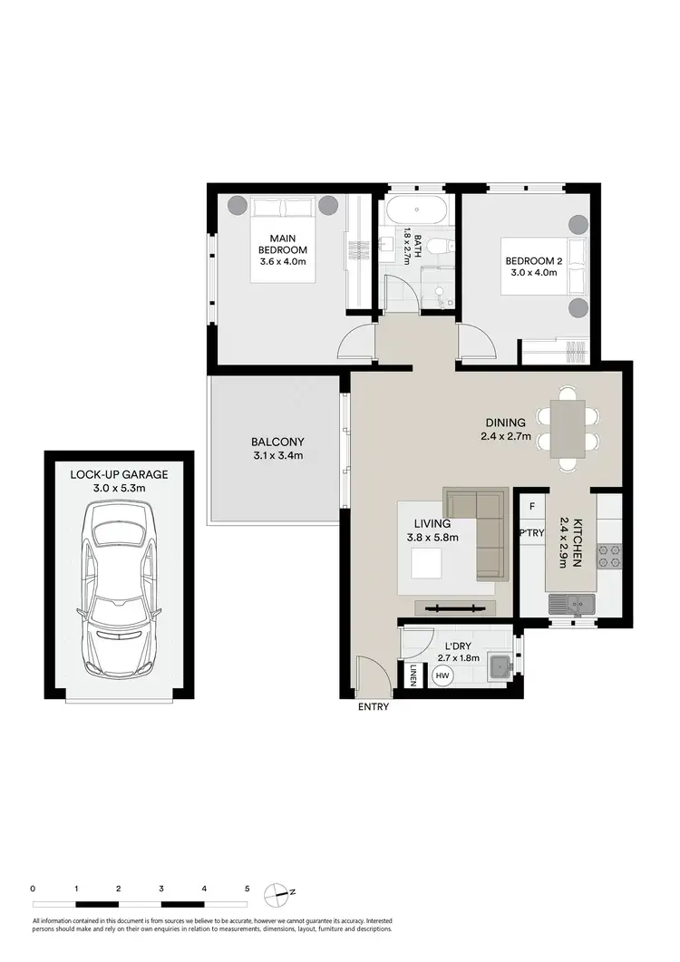 Floorplan of Homely apartment listing, 4/59 Graham Road, Narwee NSW 2209