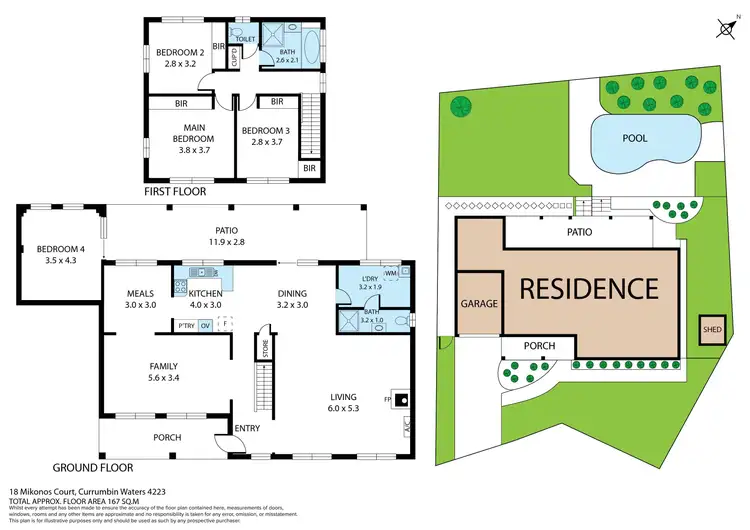Floorplan of Homely house listing, 18 Mikonos Court, Currumbin Waters QLD 4223