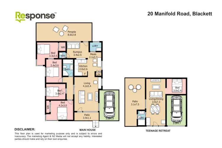 Floorplan of Homely house listing, 20 Manifold Road, Blackett NSW 2770