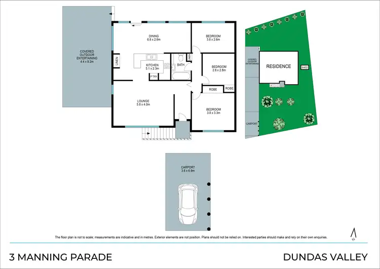 Floorplan of Homely house listing, 3 Manning Parade, Dundas Valley NSW 2117