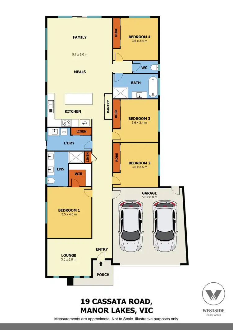 Floorplan of Homely house listing, 19 Cassata Road, Manor Lakes VIC 3024