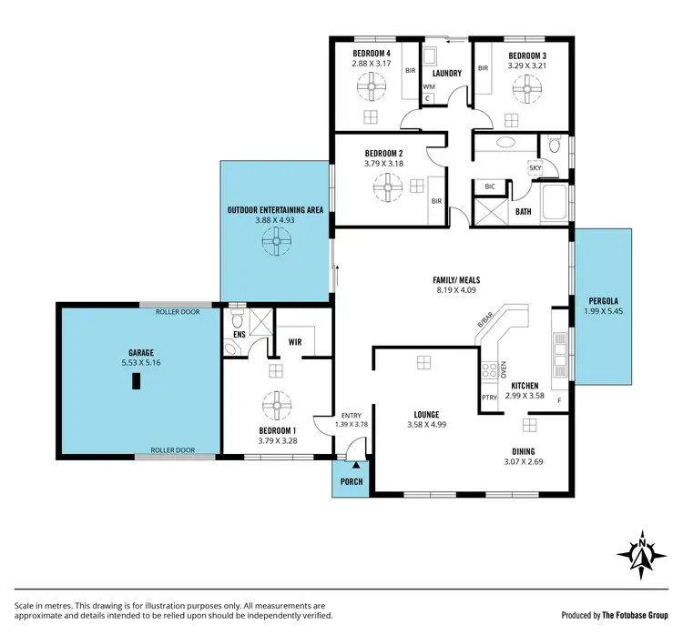 Floorplan of Homely house listing, 125 Bains Road, Morphett Vale SA 5162