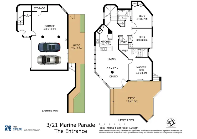 Floorplan of Homely unit listing, 3/21 Marine Parade, The Entrance NSW 2261