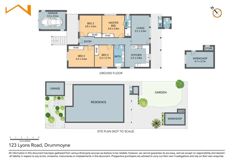 Floorplan of Homely house listing, 123 Lyons Road, Drummoyne NSW 2047