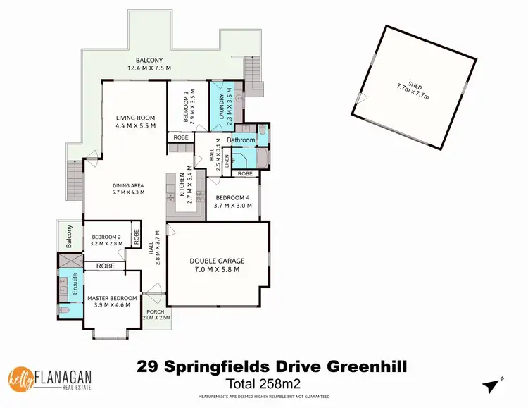 Floorplan of Homely house listing, 29 Springfields Drive, Greenhill NSW 2440