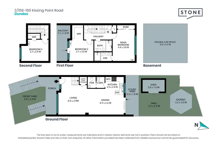 Floorplan of Homely townhouse listing, 2/158-160 Kissing Point Road, Dundas NSW 2117