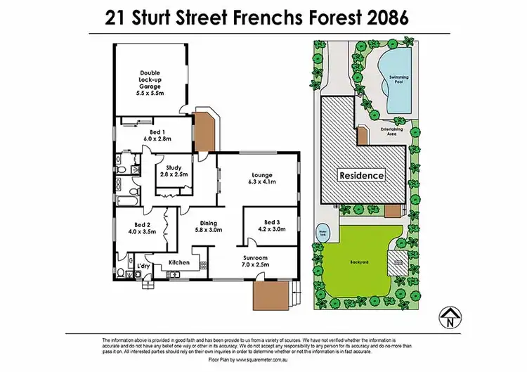 Floorplan of Homely house listing, 21 Sturt Street, Frenchs Forest NSW 2086