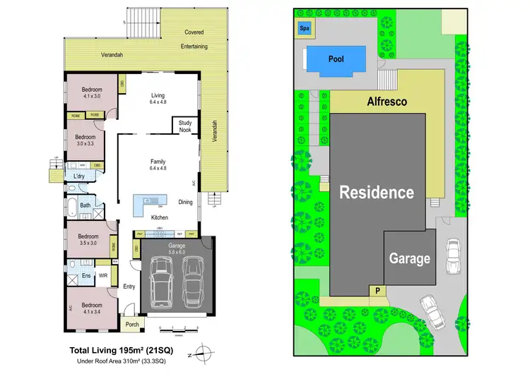 Floorplan of Homely house listing, 5 Cypress Court, Drouin VIC 3818