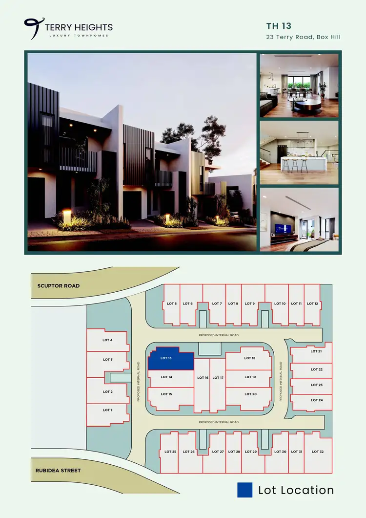 Floorplan of Homely townhouse listing, 20 Sculptor Street, Box Hill NSW 2765