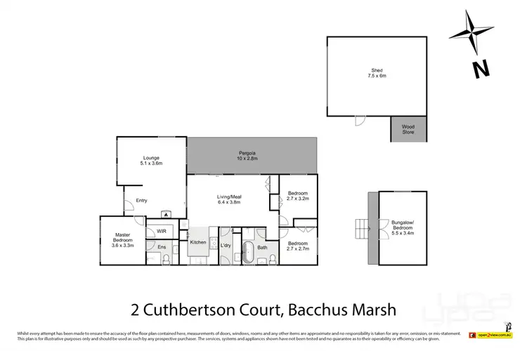 Floorplan of Homely house listing, 2 Cuthbertson Court, Bacchus Marsh VIC 3340