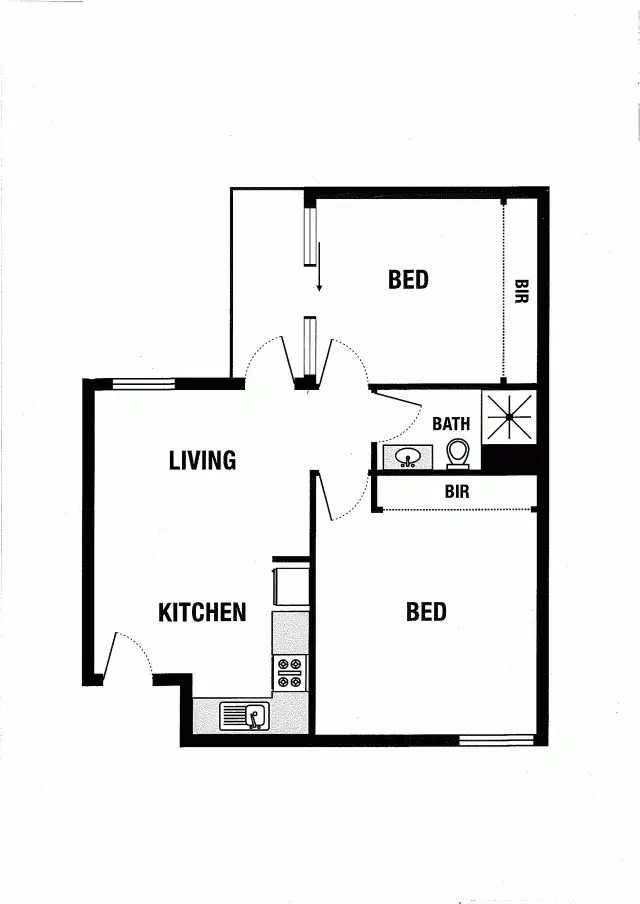 Floorplan of Homely apartment listing, 712/570 Swanston Street, Carlton VIC 3053