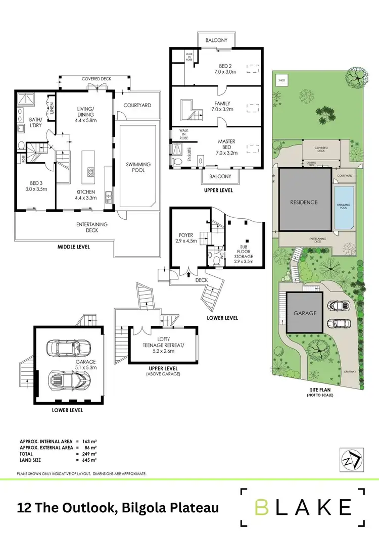 Floorplan of Homely house listing, 12 The Outlook, Bilgola Plateau NSW 2107