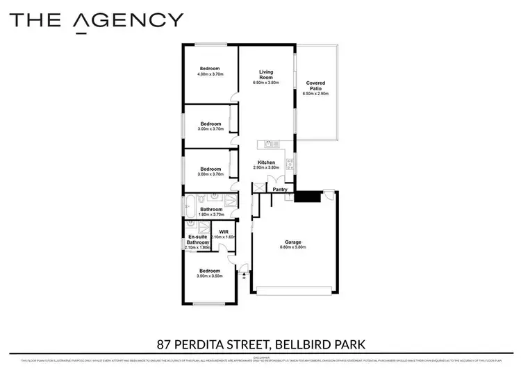 Floorplan of Homely house listing, 87 Perdita Street, Bellbird Park QLD 4300