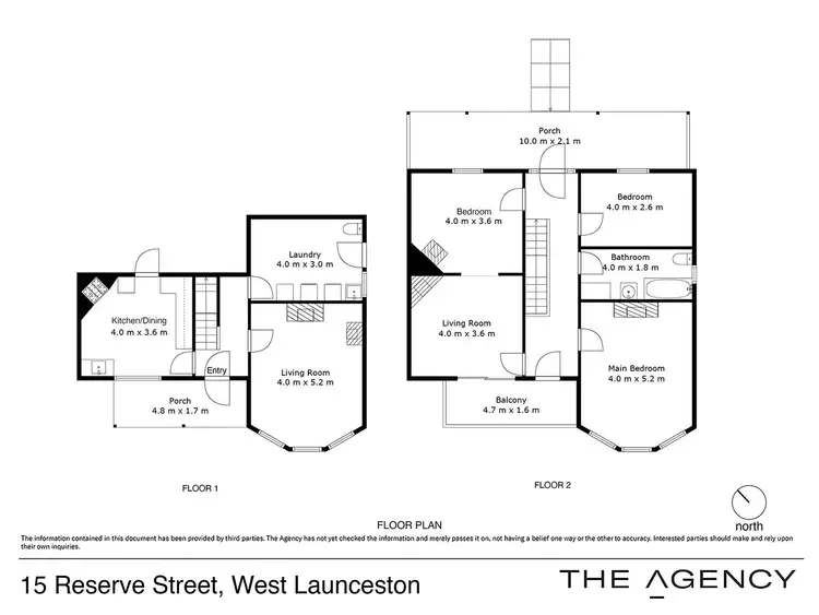 Floorplan of Homely house listing, 15 Reserve Street, West Launceston TAS 7250