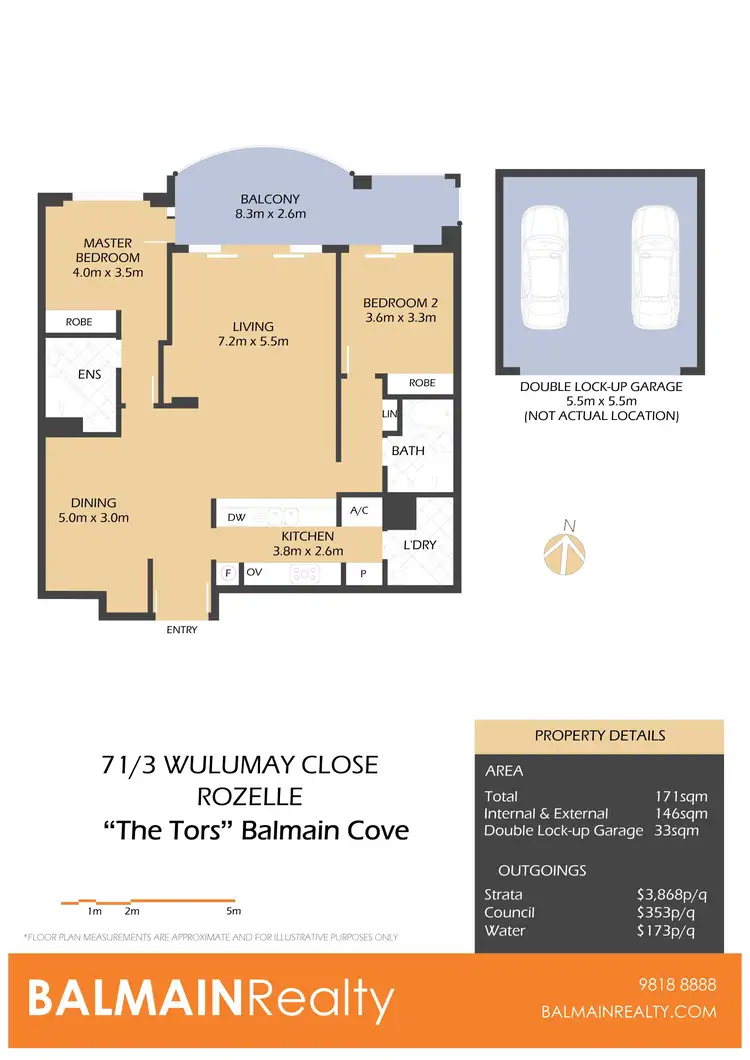 Floorplan of Homely apartment listing, 71/3 Wulumay Close, Rozelle NSW 2039