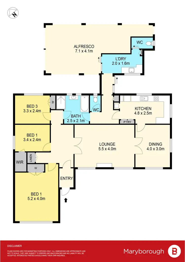Floorplan of Homely house listing, 40 Palmerston Street, Maryborough VIC 3465