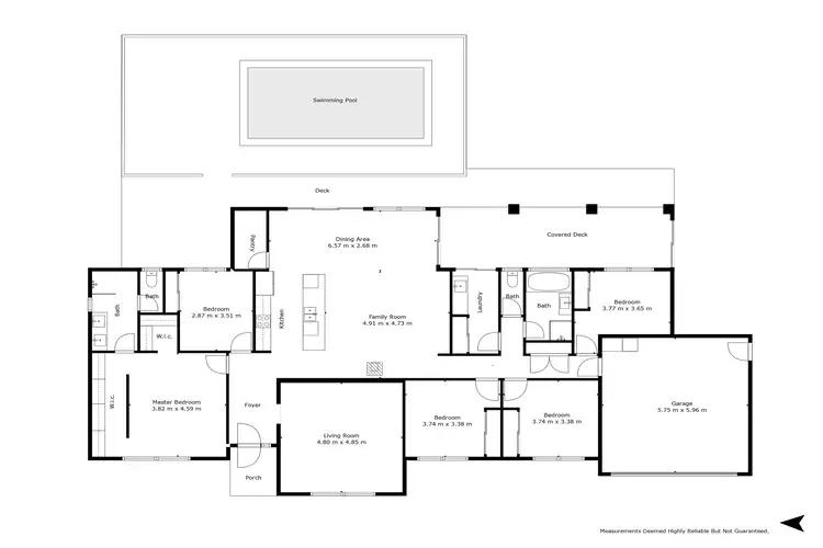 Floorplan of Homely house listing, 9 Purcell Road, Yea VIC 3717