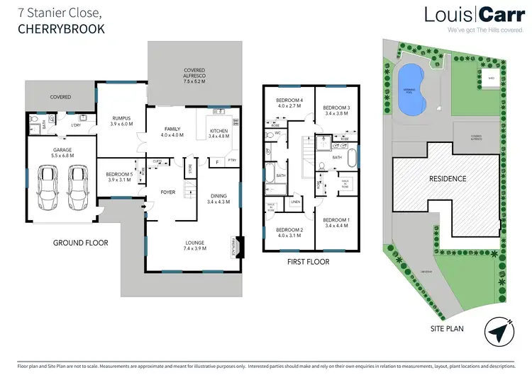 Floorplan of Homely house listing, 7 Stanier Close, Cherrybrook NSW 2126