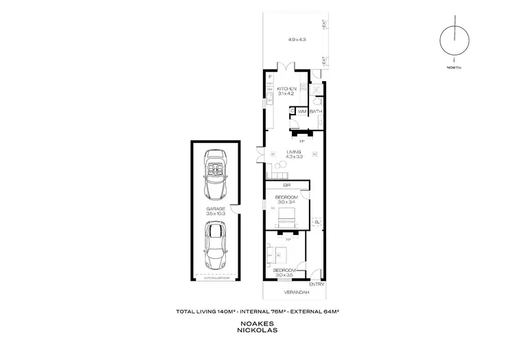 Floorplan of Homely house listing, 39 Railway South Terrace, Goodwood SA 5034