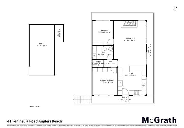 Floorplan of Homely house listing, 41 Peninsula Road, Anglers Reach NSW 2629