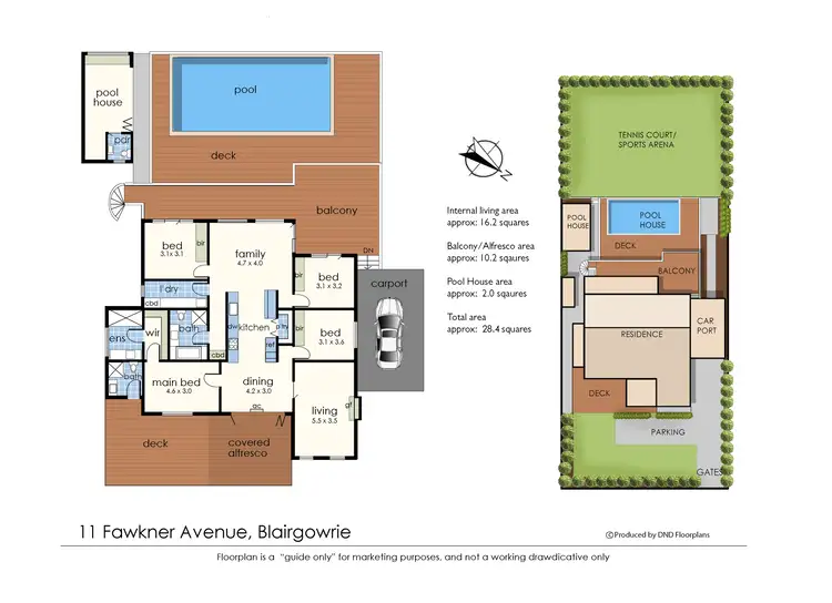Floorplan of Homely house listing, 11 Fawkner Avenue, Blairgowrie VIC 3942