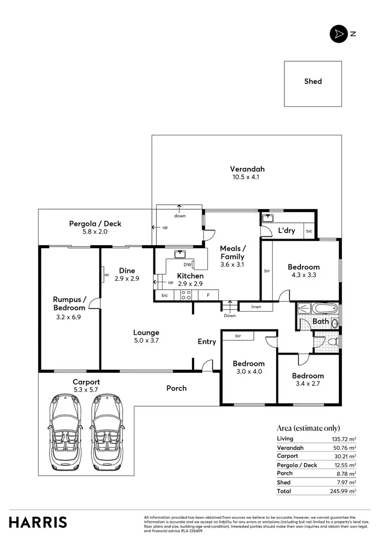 Floorplan of Homely house listing, 6 Wistaria Grove, Athelstone SA 5076